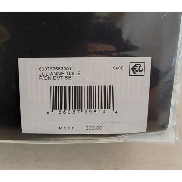 Ralph Lauren JULIANNE TOILE Sage 100% Cotton Full Queen Duvet Cover Set $300 - Picture 10 of 10